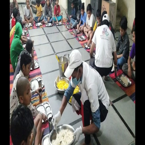 Food Distribution at Orphanage