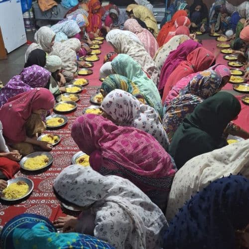 iftar and Dinner at a girls orphanage