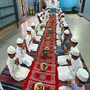 Iftaar in boys Madarsa 2024