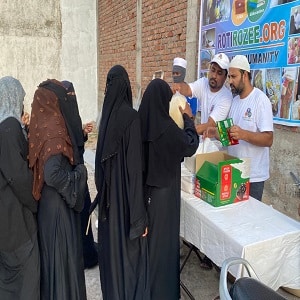 Ladies Receiving Rice