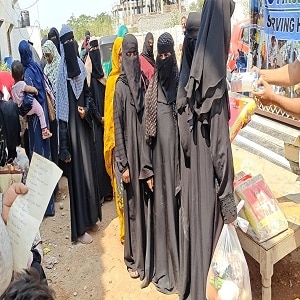 Ladies in line